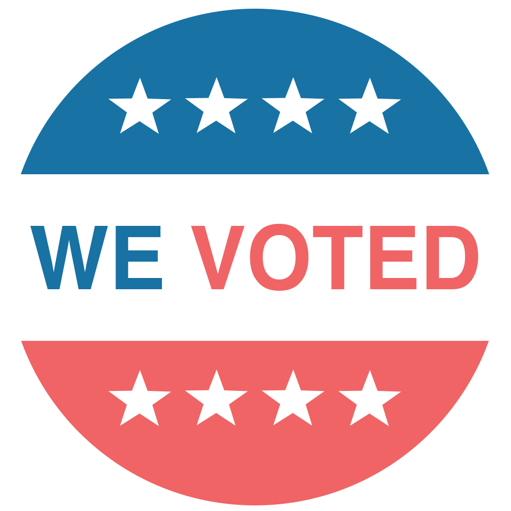 We Voted Logo